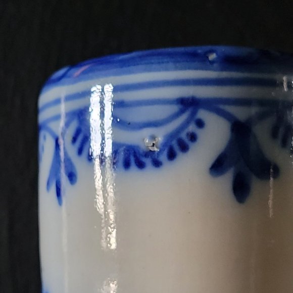 Hermano Bebe Que la Vida es Breve Mug, Life is Short, Blue & White Vtg Spanish - Picture 6 of 8